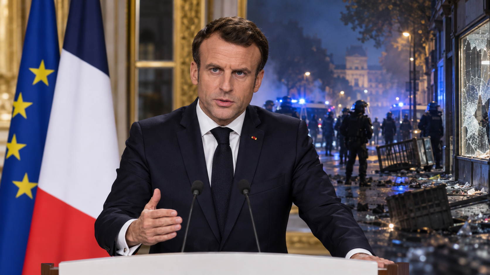Violences en France : Emmanuel Macron promet la fermeté et appelle au dialogue face à la colère sociale — Actualités, France